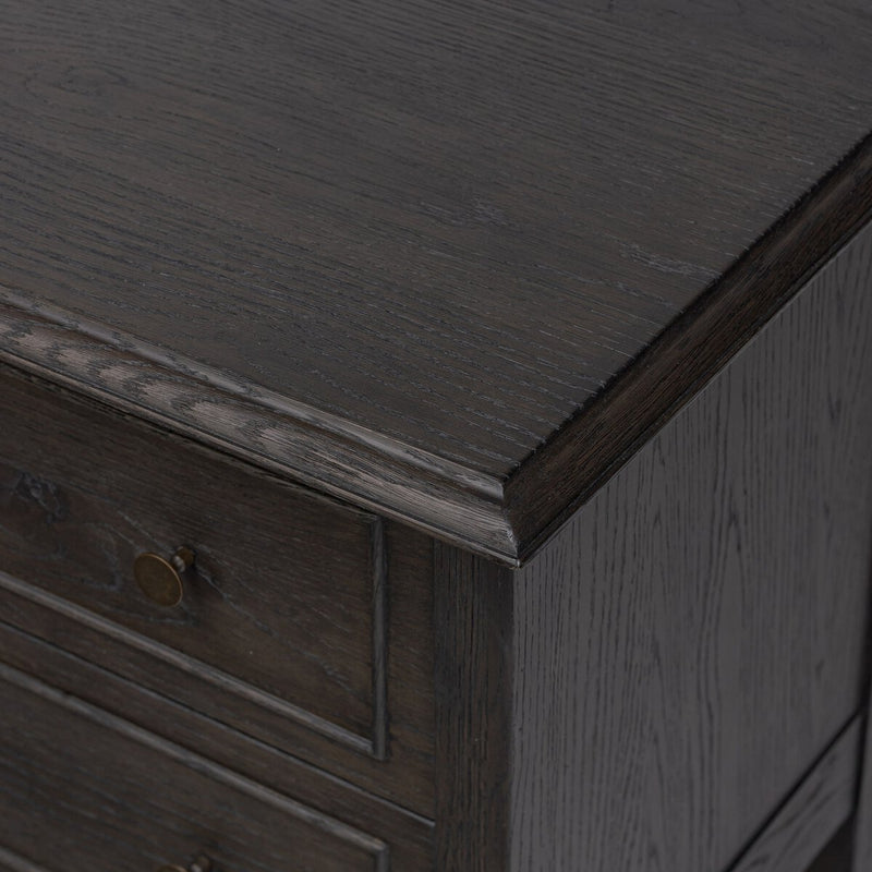Maggie Nightstand - Smoked Black Oak Veneer
