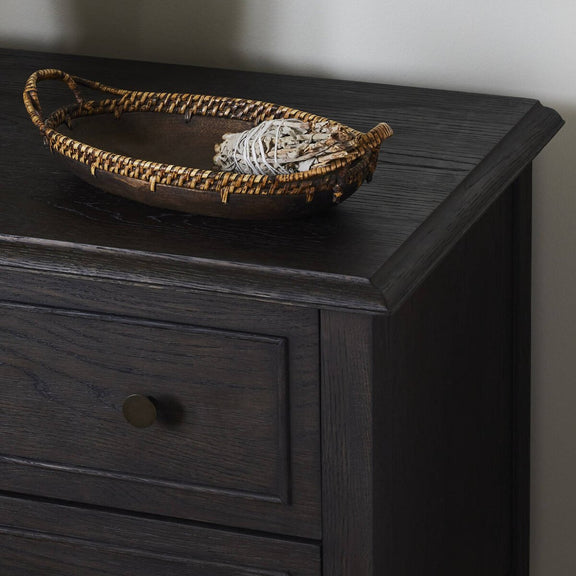 Maggie Nightstand - Smoked Black Oak Veneer
