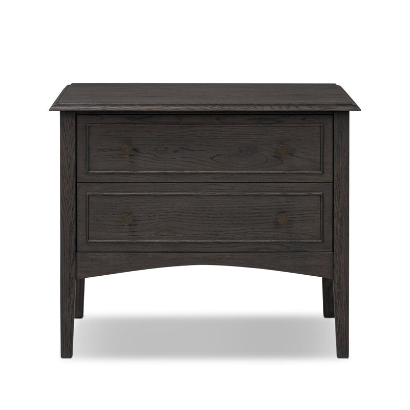 Maggie Nightstand - Smoked Black Oak Veneer