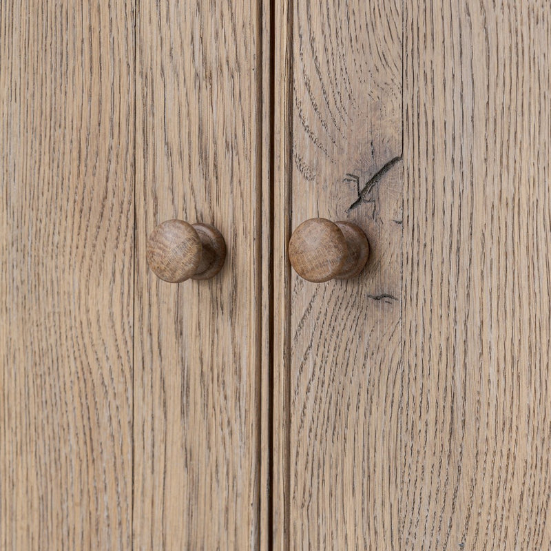 Pika Armoire - Weathered Oak Veneer