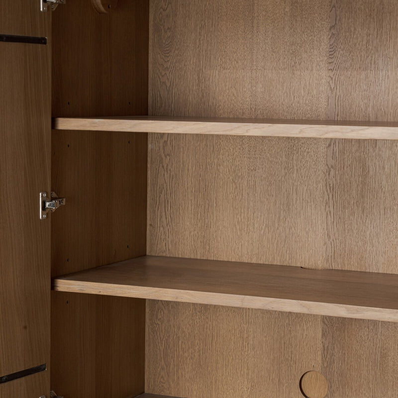 Pika Armoire - Weathered Oak Veneer