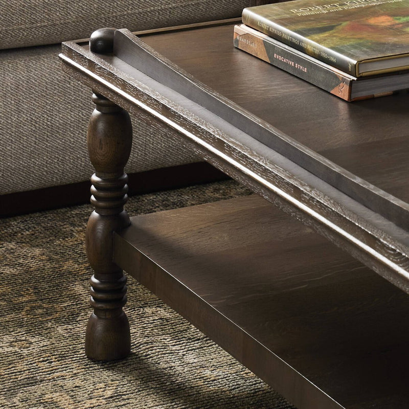 Umair Coffee Table - Espresso Oak Veneer