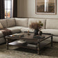 Umair Coffee Table - Espresso Oak Veneer