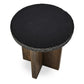 Mezes End Table - Natural Basalt