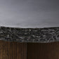 Mezes End Table - Natural Basalt