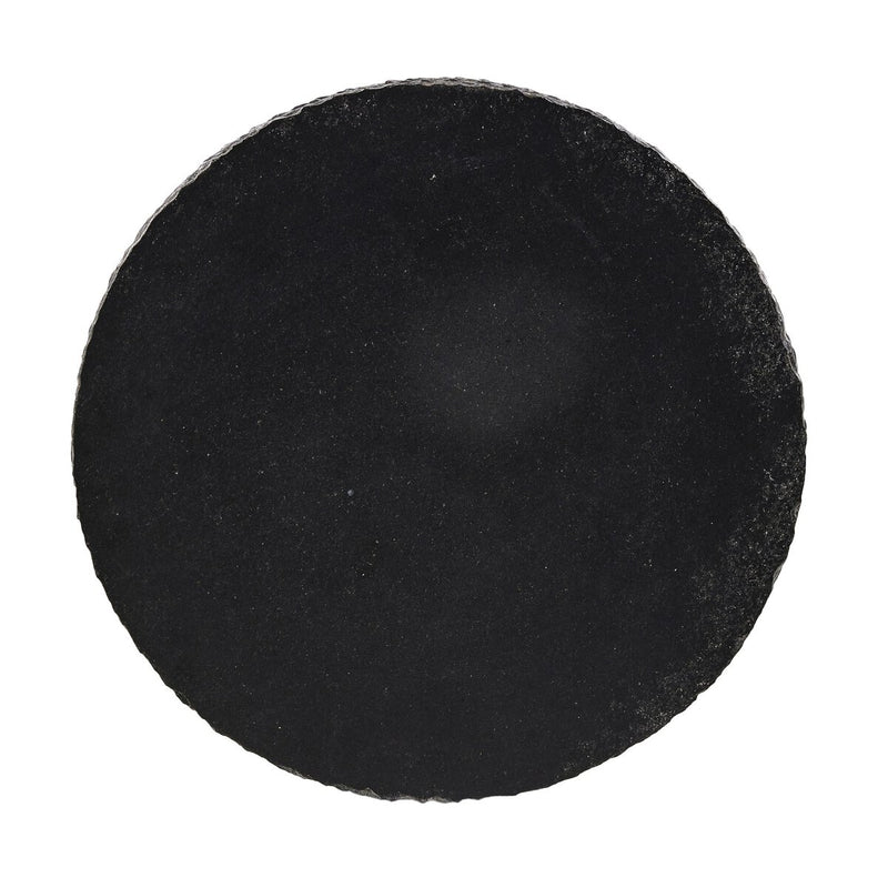Mezes End Table - Natural Basalt