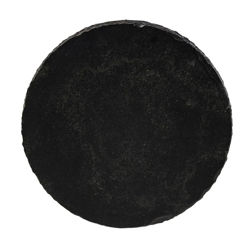 Mezes End Table - Natural Basalt