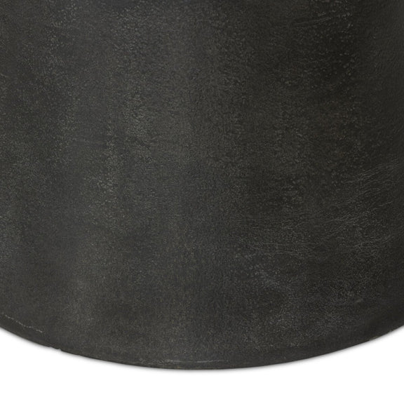 Balboa Outdoor End Table - Veined White Marble