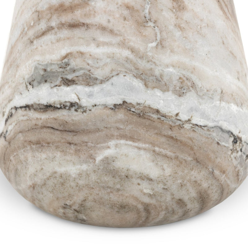 Pablo Outdoor End Table - Sawar Marble