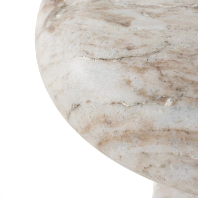 Pablo Outdoor End Table - Sawar Marble