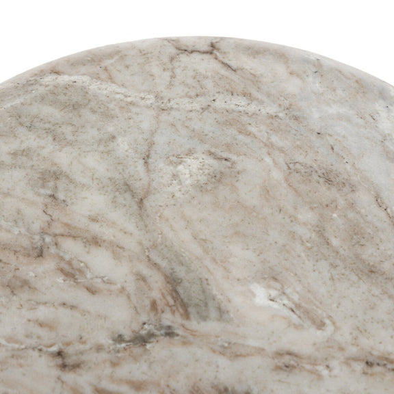 Pablo Outdoor End Table - Sawar Marble