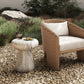 Pablo Outdoor End Table - Sawar Marble