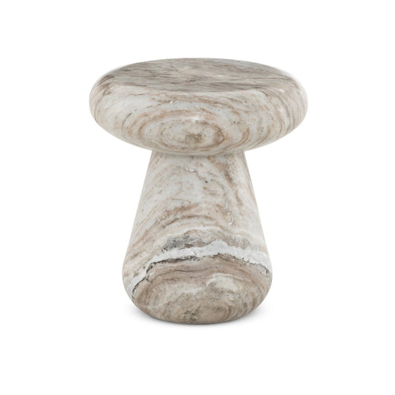 Pablo Outdoor End Table - Sawar Marble