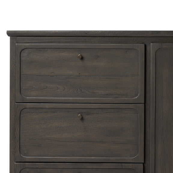 Leora Sideboard - Smoked Black Veneer