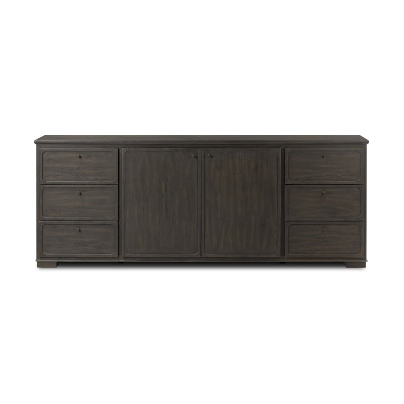 Leora Sideboard - Smoked Black Veneer