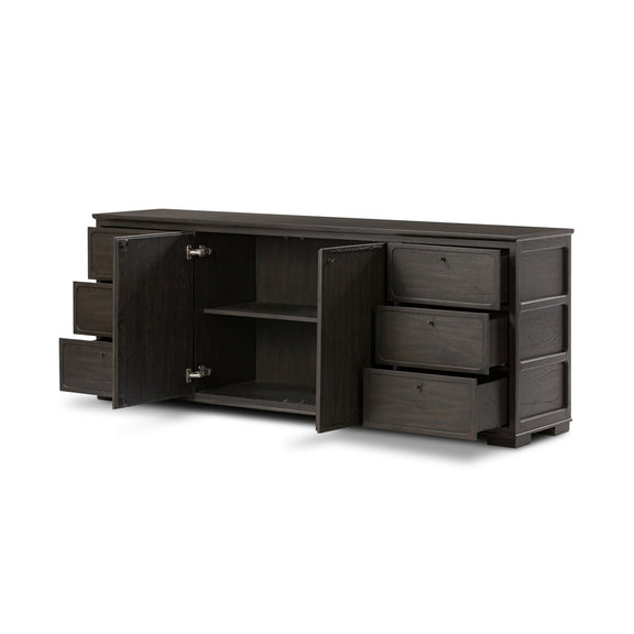 Leora Sideboard - Smoked Black Veneer