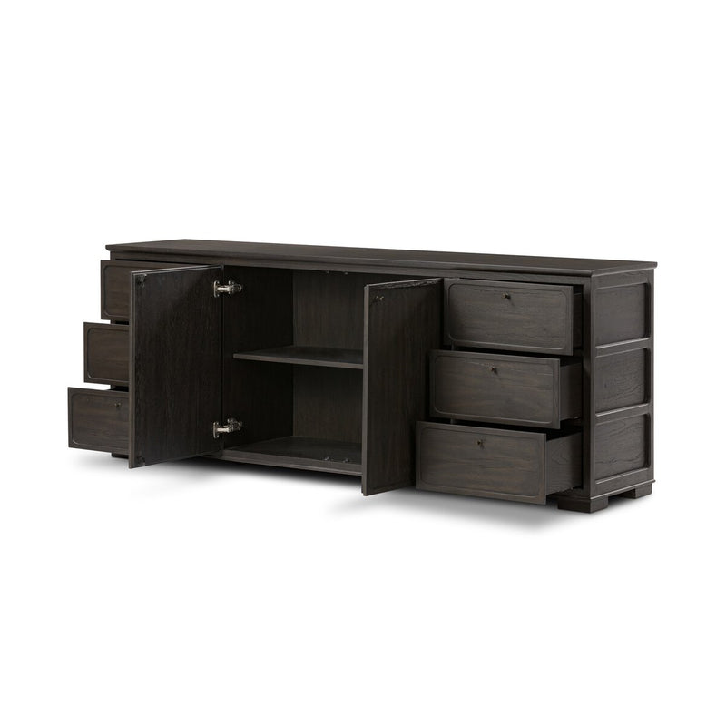 Leora Sideboard - Smoked Black Veneer