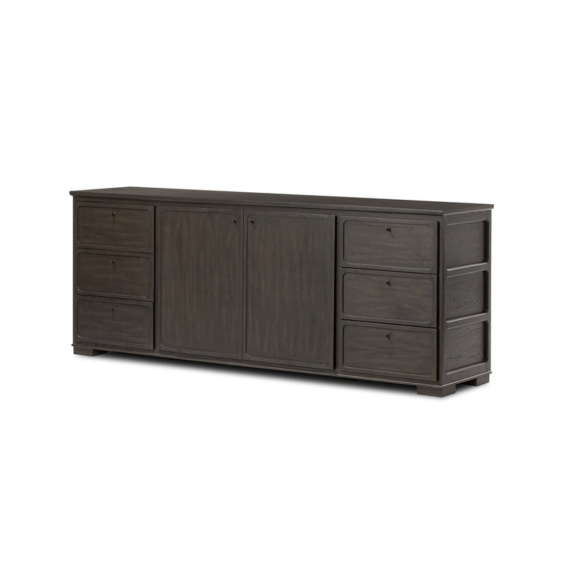 Leora Sideboard - Smoked Black Veneer