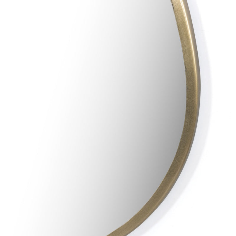 Nova Mirror - Antique Brass Iron