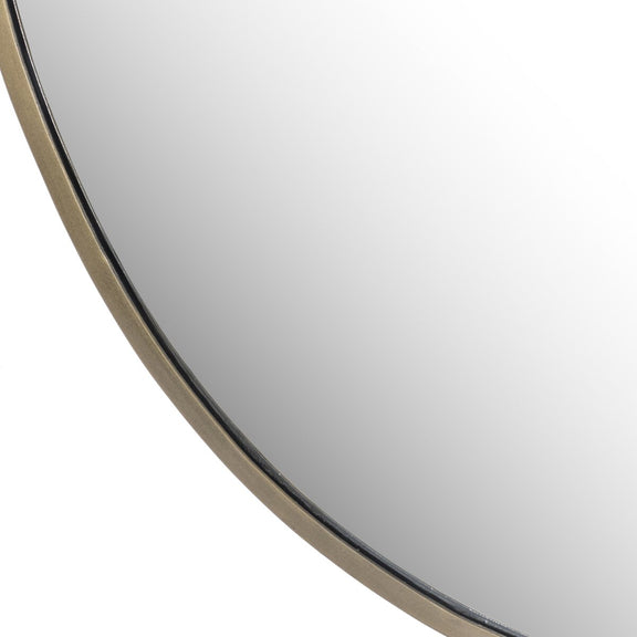 Nova Mirror - Antique Brass Iron