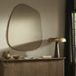 Nova Mirror - Antique Brass Iron