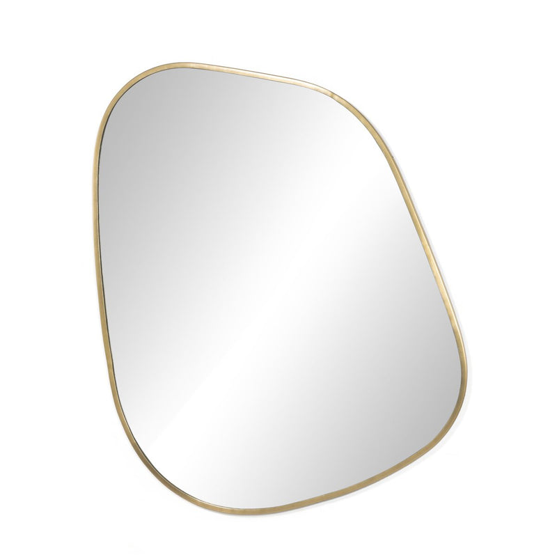 Nova Mirror - Antique Brass Iron