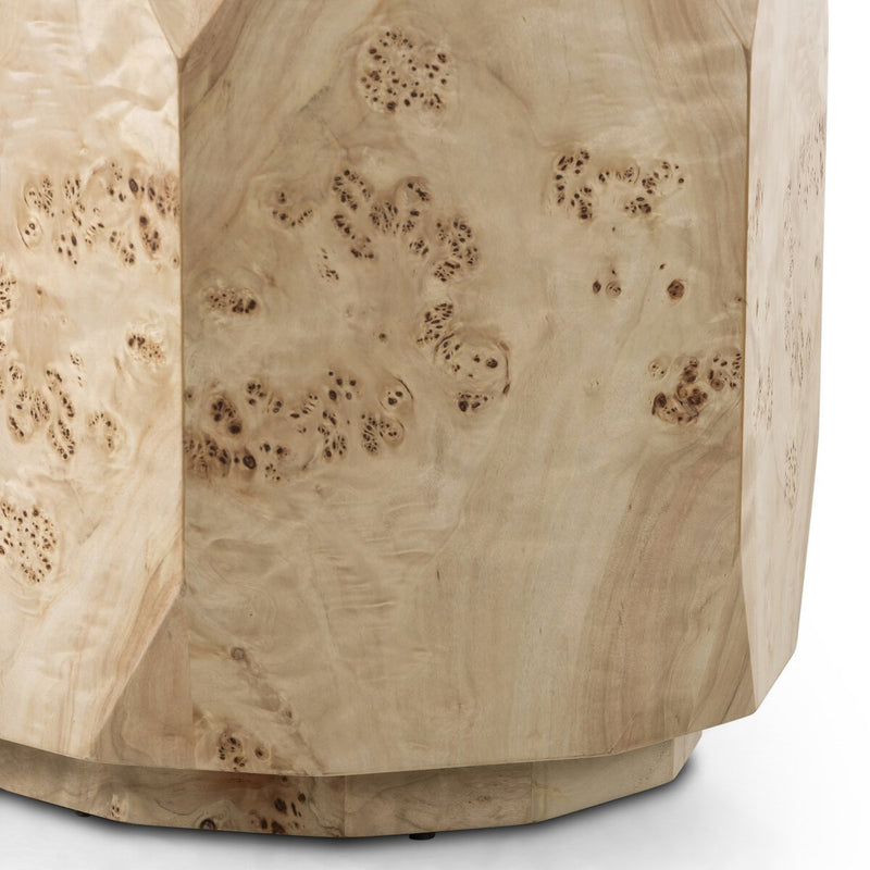 Elena End Table - Light Burl
