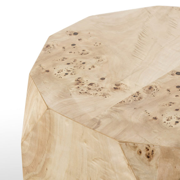 Elena End Table - Light Burl
