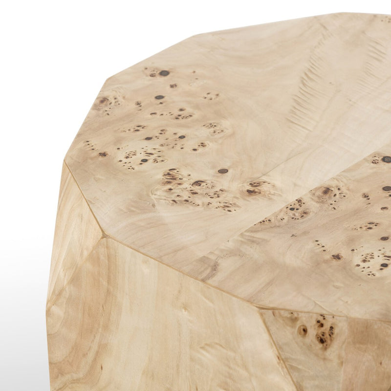 Elena End Table - Light Burl