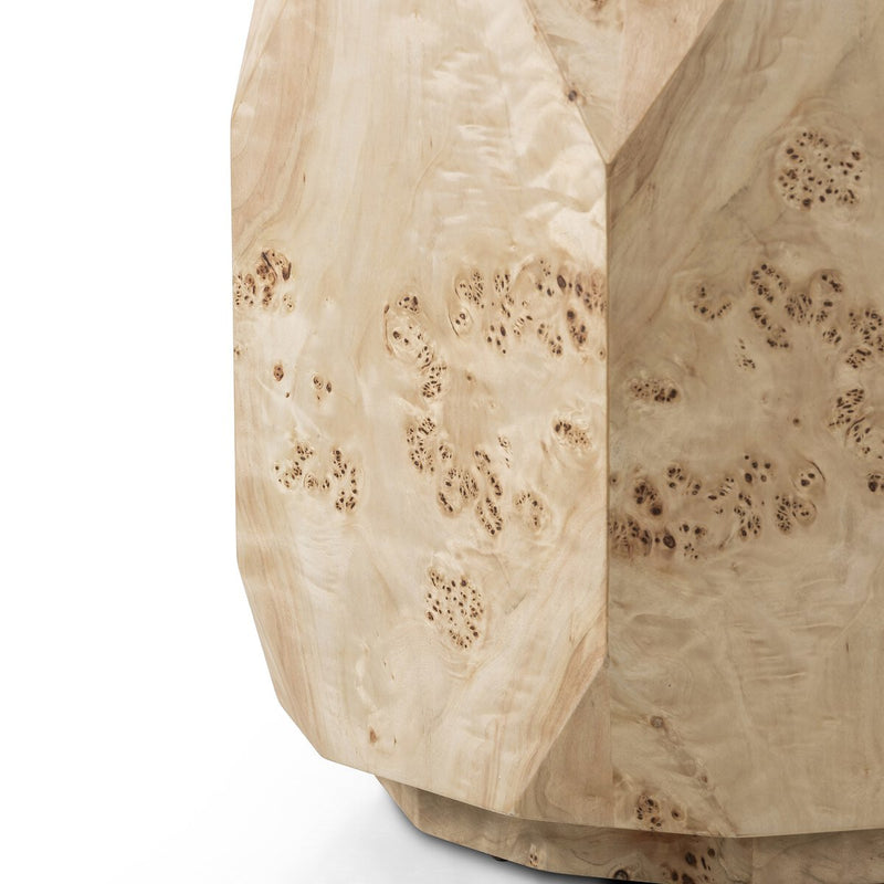 Elena End Table - Light Burl