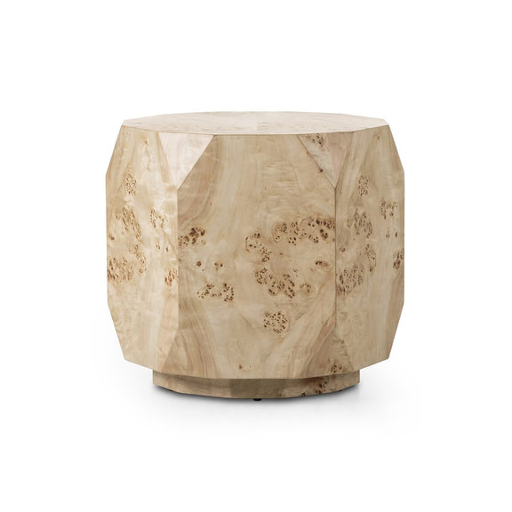 Elena End Table - Light Burl
