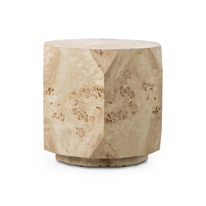 Elena End Table - Light Burl