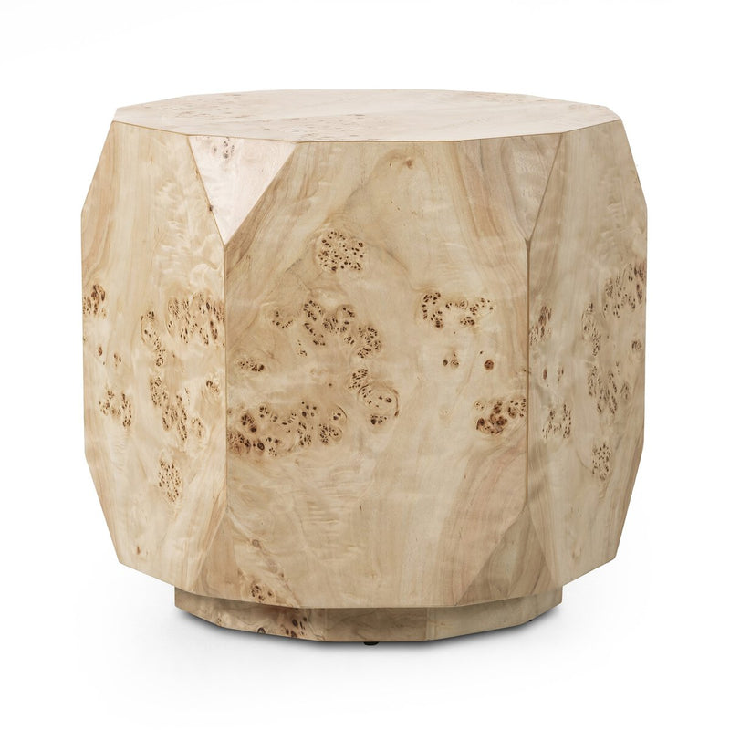 Elena End Table - Light Burl