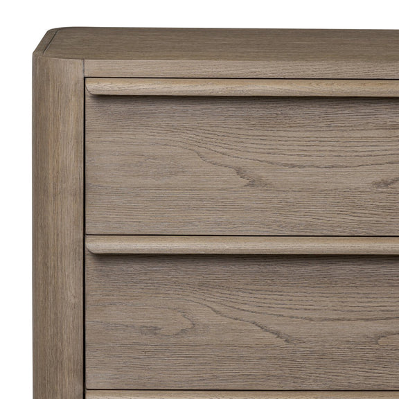Primrose 6 Drawer Dresser - Natural Flat Oak Veneer
