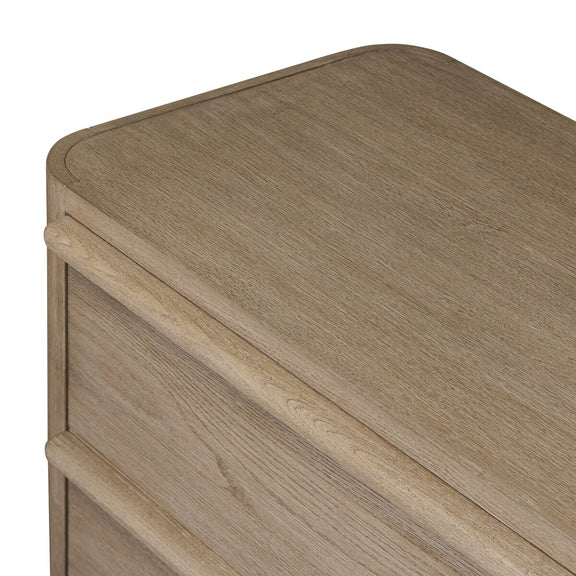 Primrose 6 Drawer Dresser - Natural Flat Oak Veneer
