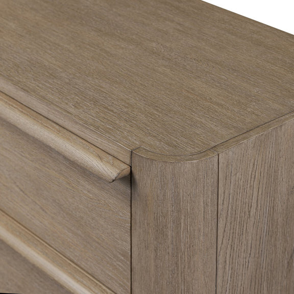Primrose 6 Drawer Dresser - Natural Flat Oak Veneer
