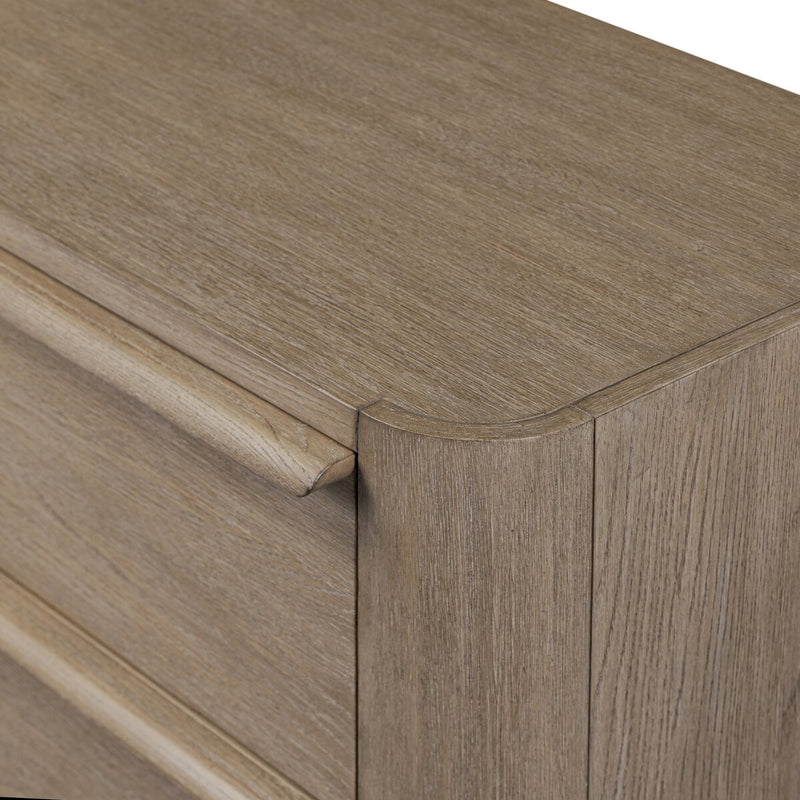 Primrose 6 Drawer Dresser - Natural Flat Oak Veneer