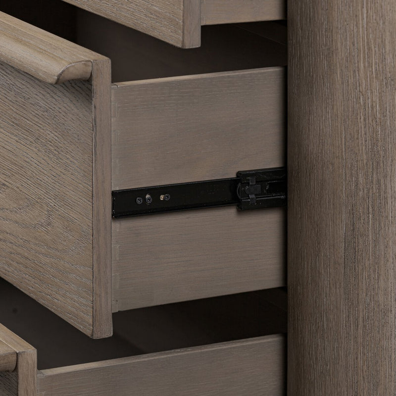 Primrose 6 Drawer Dresser - Natural Flat Oak Veneer