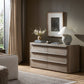 Primrose 6 Drawer Dresser - Natural Flat Oak Veneer