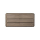 Primrose 6 Drawer Dresser - Natural Flat Oak Veneer