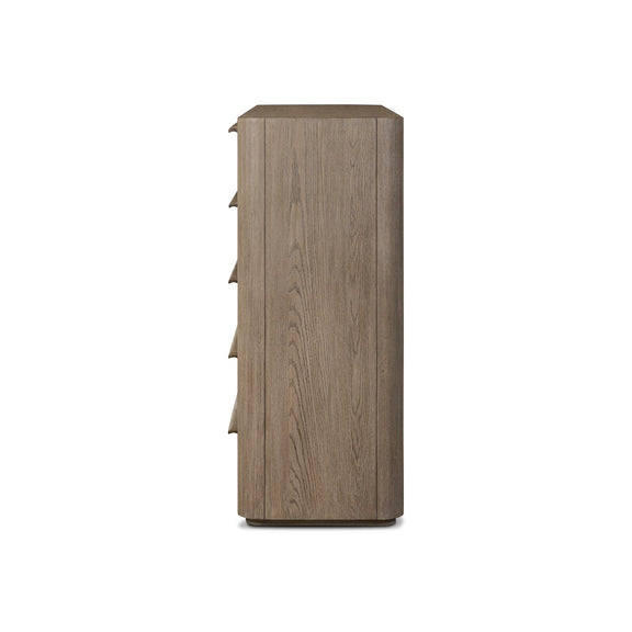 Primrose 10 Drawer Dresser - Natural Flat Oak Veneer