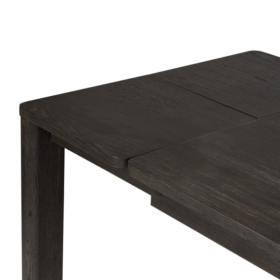 Noeline Double Extension Dining Table - Smoked Black Oak