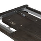 Noeline Double Extension Dining Table - Smoked Black Oak