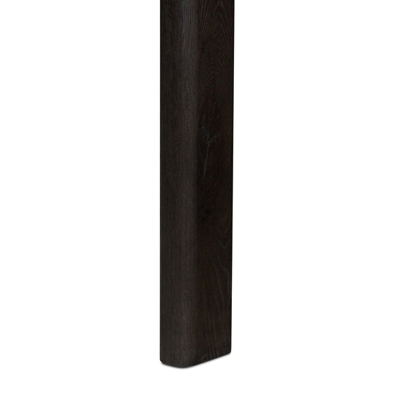 Noeline Double Extension Dining Table - Smoked Black Oak