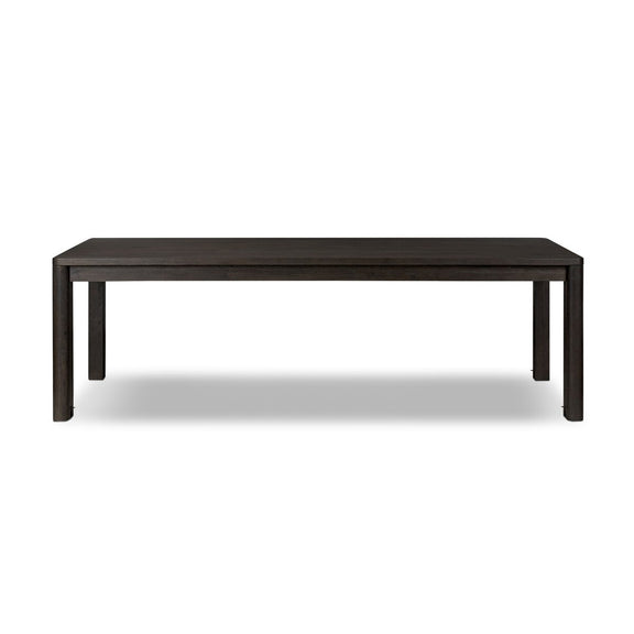 Noeline Double Extension Dining Table - Smoked Black Oak