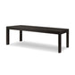 Noeline Double Extension Dining Table - Smoked Black Oak