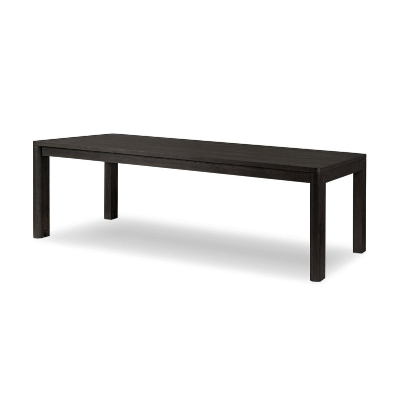 Noeline Double Extension Dining Table - Smoked Black Oak