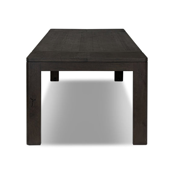 Noeline Double Extension Dining Table - Smoked Black Oak