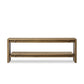 Theodore Media Console - Rustic Amber Oak Veneer