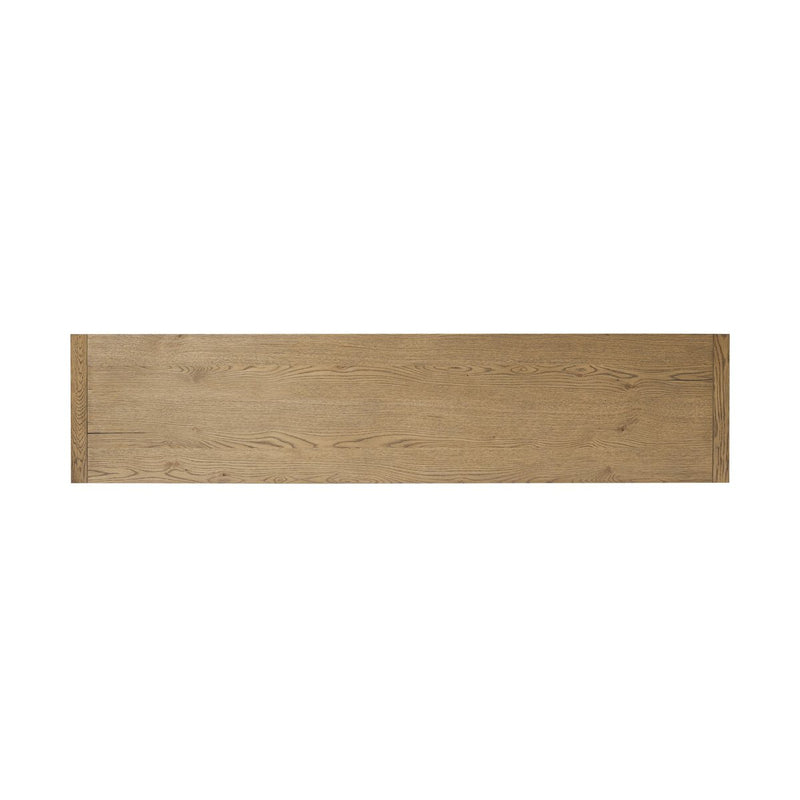 Theodore Media Console - Rustic Amber Oak Veneer